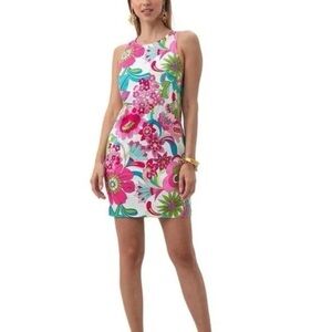 NWT TrinaTurk Cosme Multicolor Dress Floral Sleeveless Dress, size 6